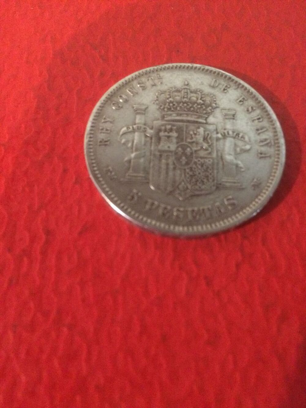 5 PESETAS 1891 - ESPAGNE.
