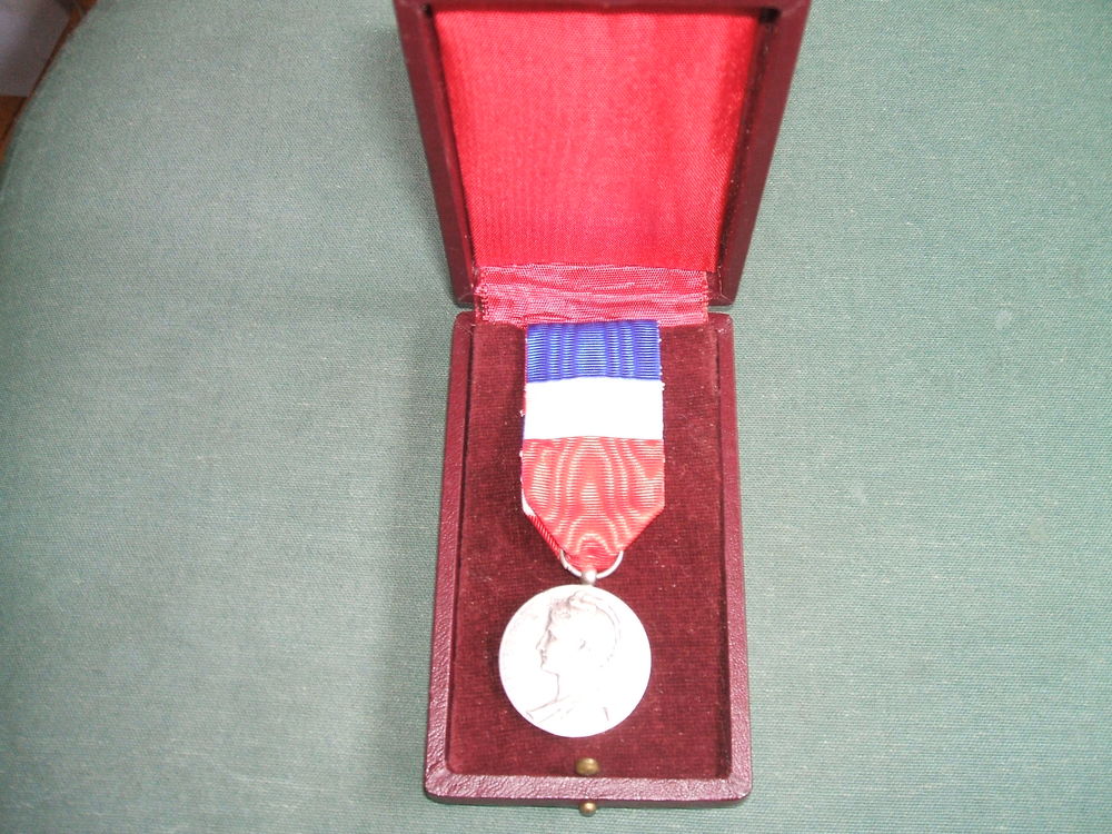 M&eacute;daille d'argent du travail 