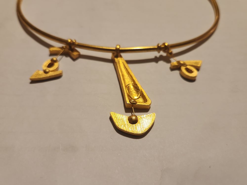 Collier rigide ras-de-cou Visage Christian LACROIX Bijoux et montres