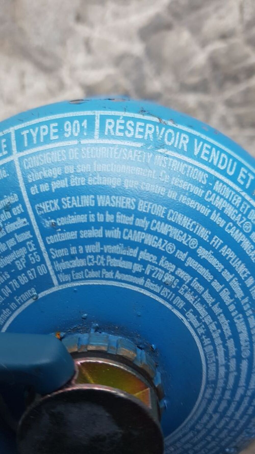 Bonbonnes / bouteilles camping gaz vides Cuisine