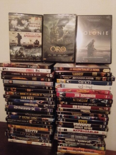 1 lot de 60 DVD divers /petit prix . 20 Saint-Jean-de-Liversay (17)