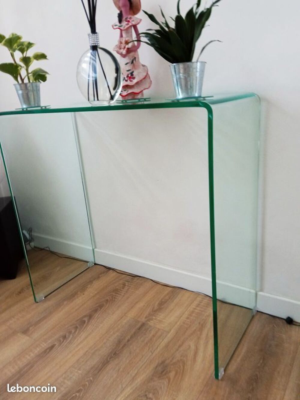 CONSOLE EN VERRE TREMPE Meubles