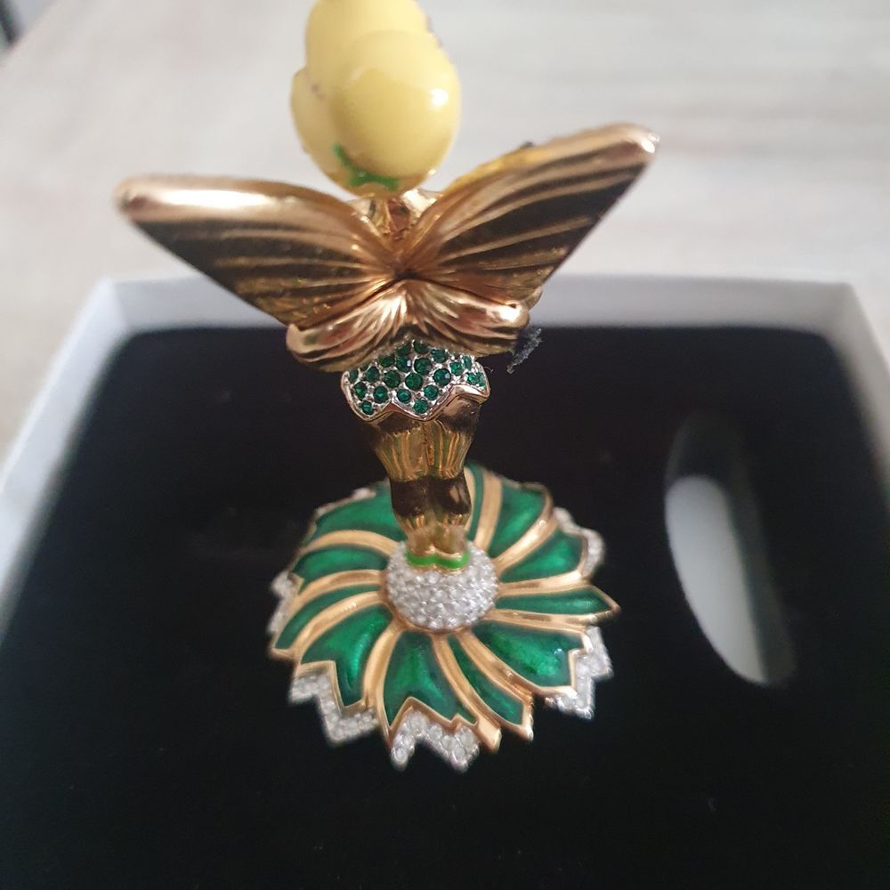 F&eacute;e clochette cristallis&eacute;e sur socle Edition limit&eacute;e Arribas Bros 
