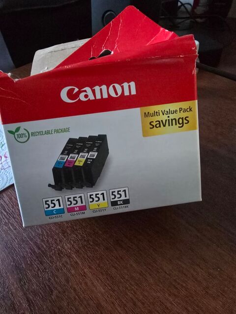 LOT CARTOUCHES CANON 550 & 551
50 Saint-Laurent-sur-Manoire (24)