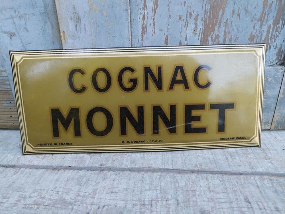 Ancien Glacoide Publicitaire Cognac Monnet Charente 