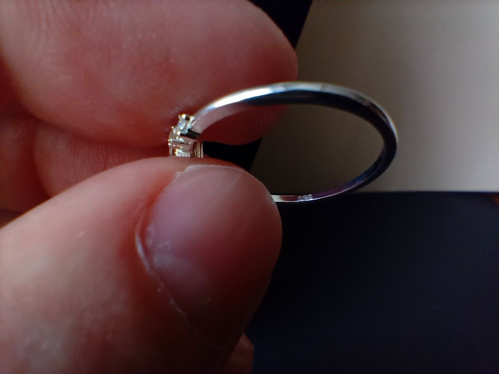 Bague en argent sterling 925 papillon et zircons Bijoux et montres