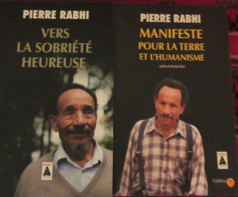 3 livres de Pierre Rabhi   5 Paris 14 (75)