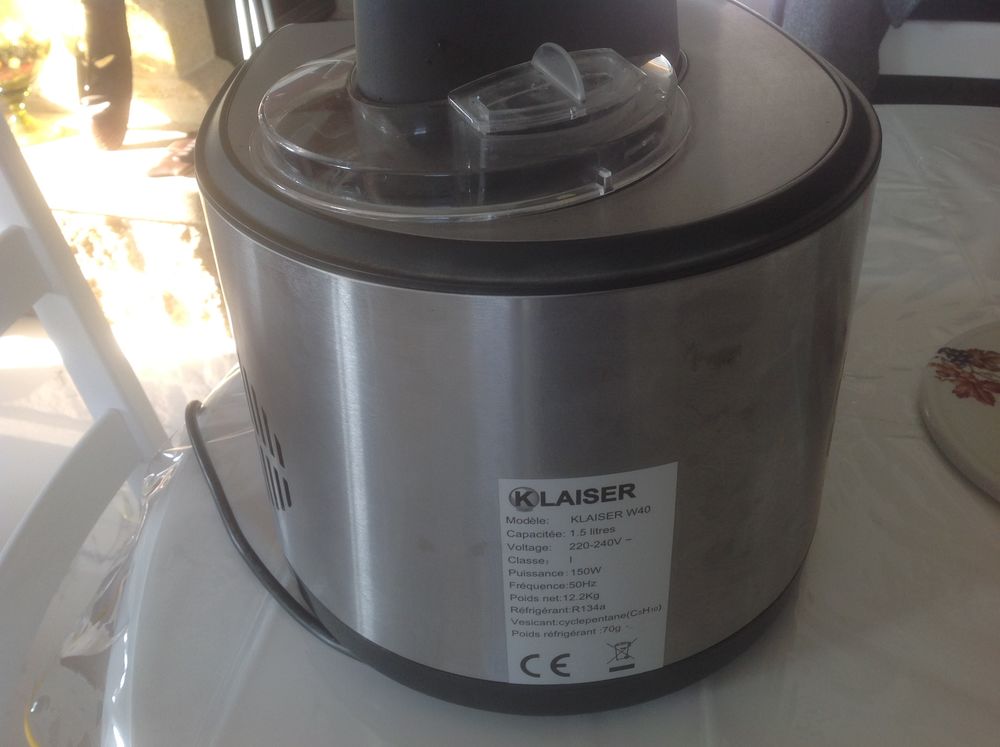 turbine &agrave; glace klaiser Electroménager
