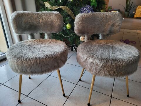 2 Chaises pelfran  moumoute   150 Saint-Mesmin (85)