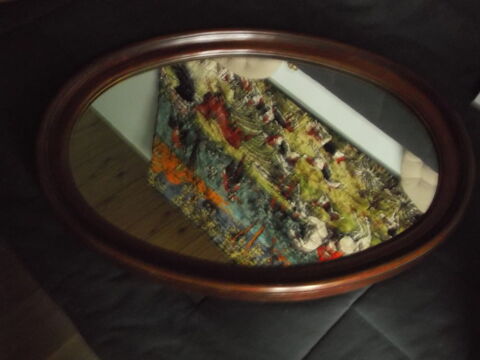 miroir ovale en chene 0 Montliard (45)