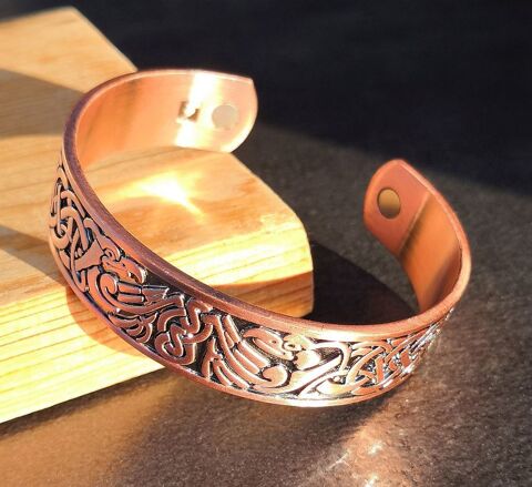 Bracelet Celte jonc en cuivre magnétique Mixte 9 La Seyne-sur-Mer (83)