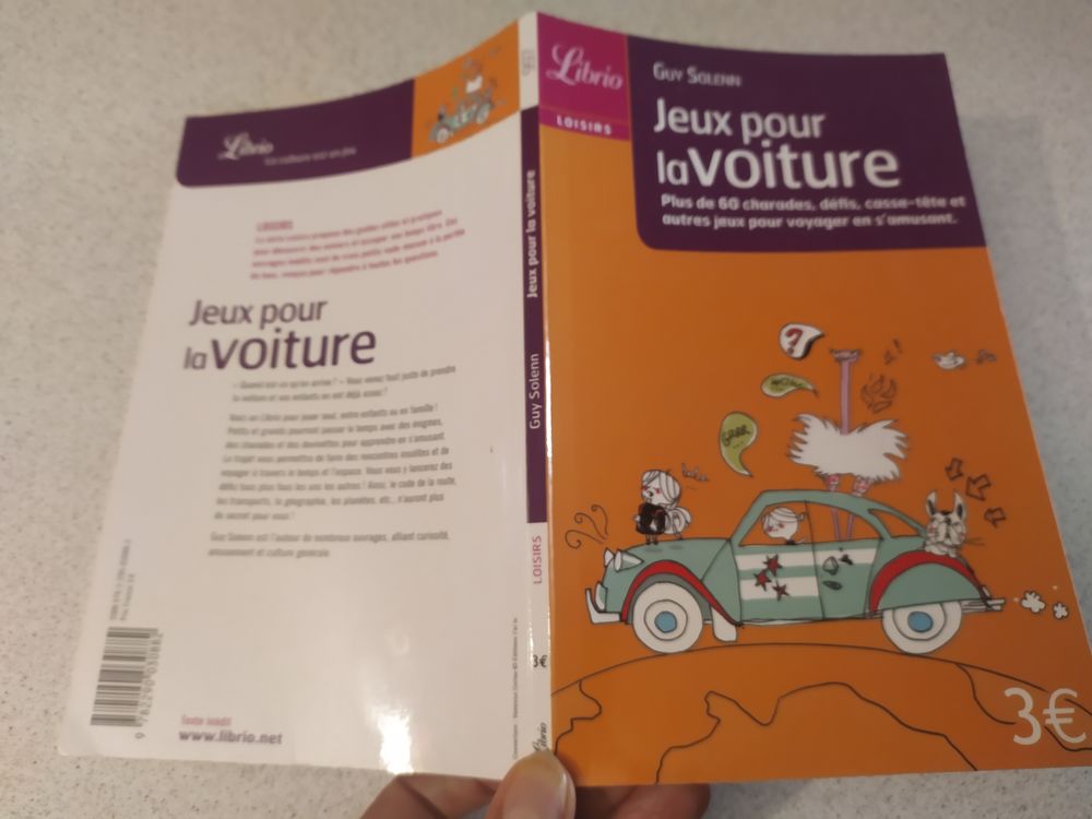 Livre familial "Jeux pour la voiture" Livres et BD