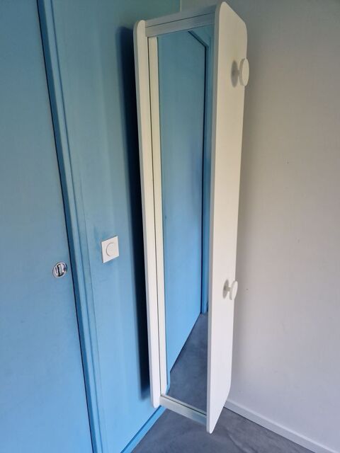 Etagre murale pivotante miroir et porte manteau 55 Herbeys (38)