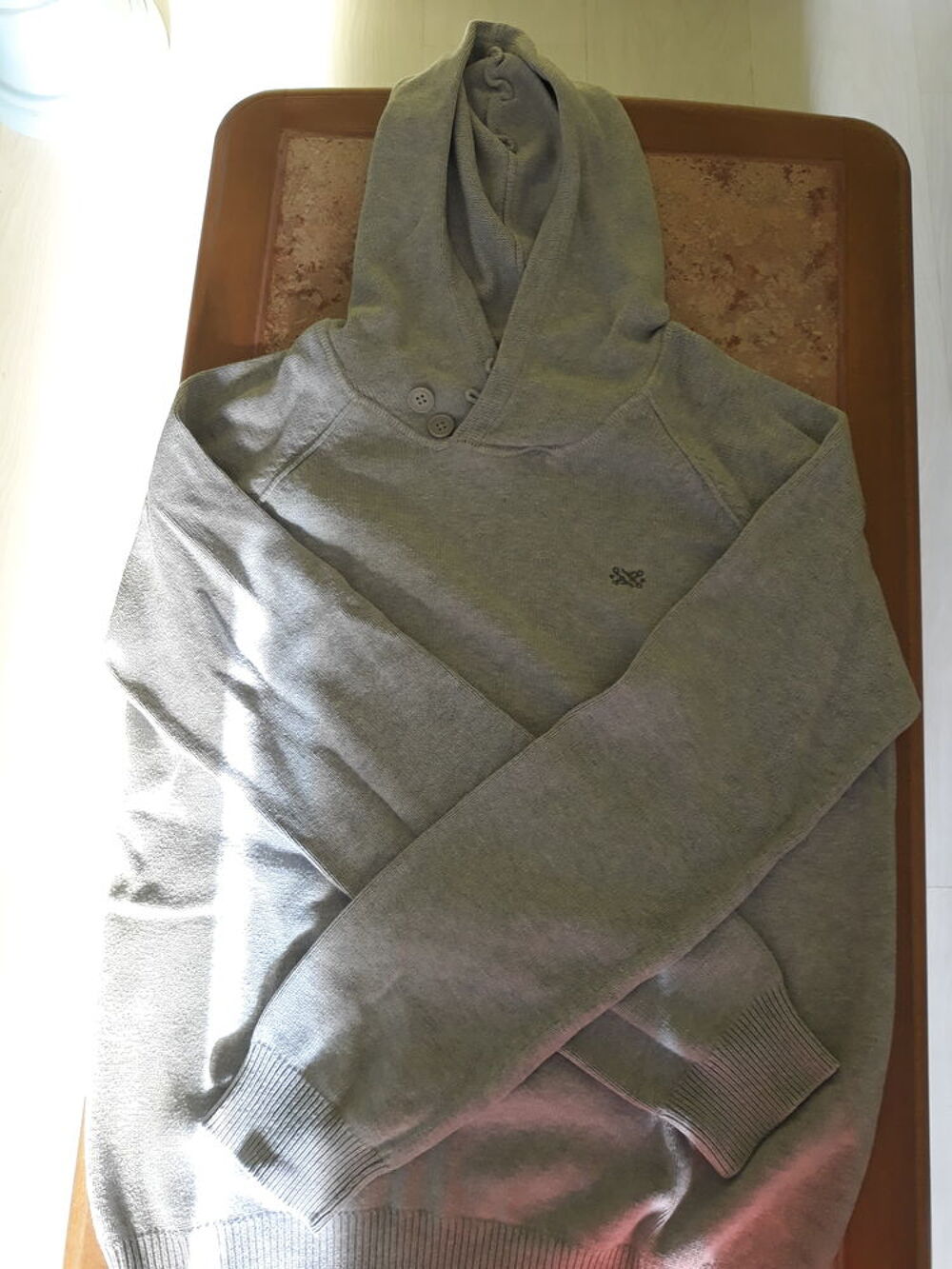 pull gris Vtements