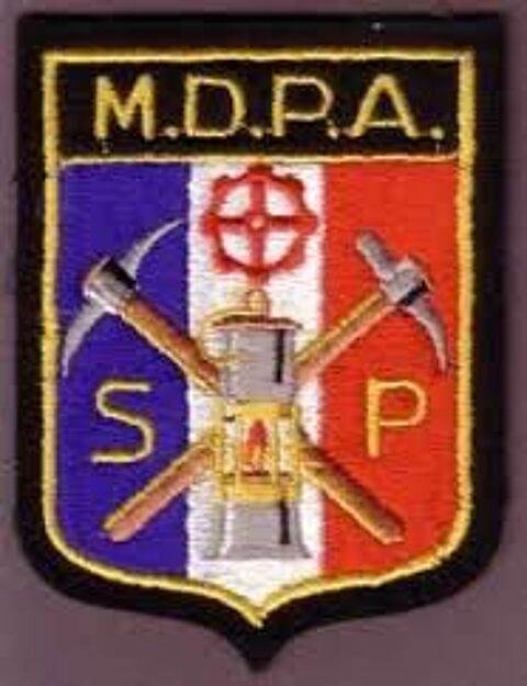  Ecussons  des Sapeurs Pompiers MDPA Mines de Potasse 30 Wittelsheim (68)