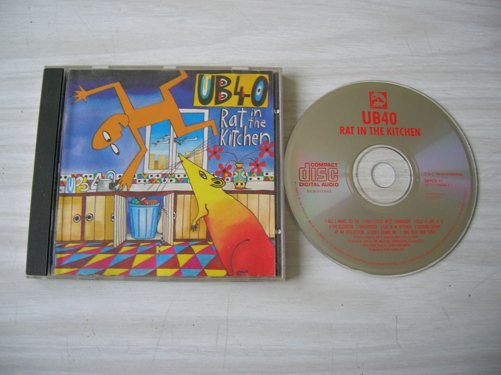 CD UB40 Rats in the kitchen CD et vinyles