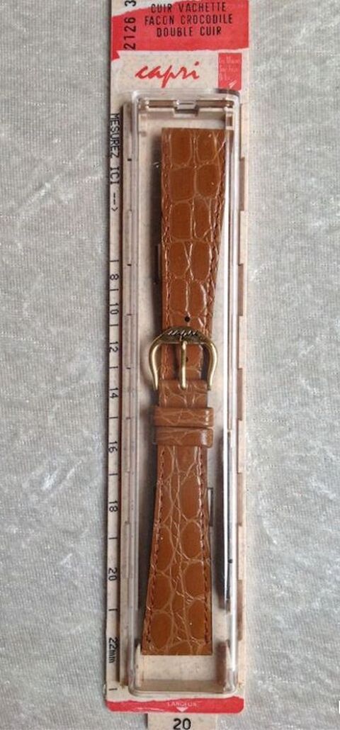 BRACELET MONTRE MARRON EN CUIR DE VACHETTE Envoi Possible
12 Trégunc (29)