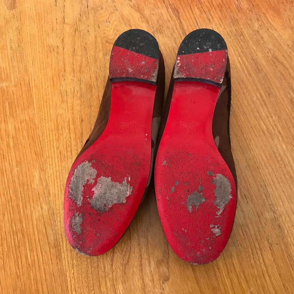 Ballerines l&eacute;opard Christian louboutin Chaussures