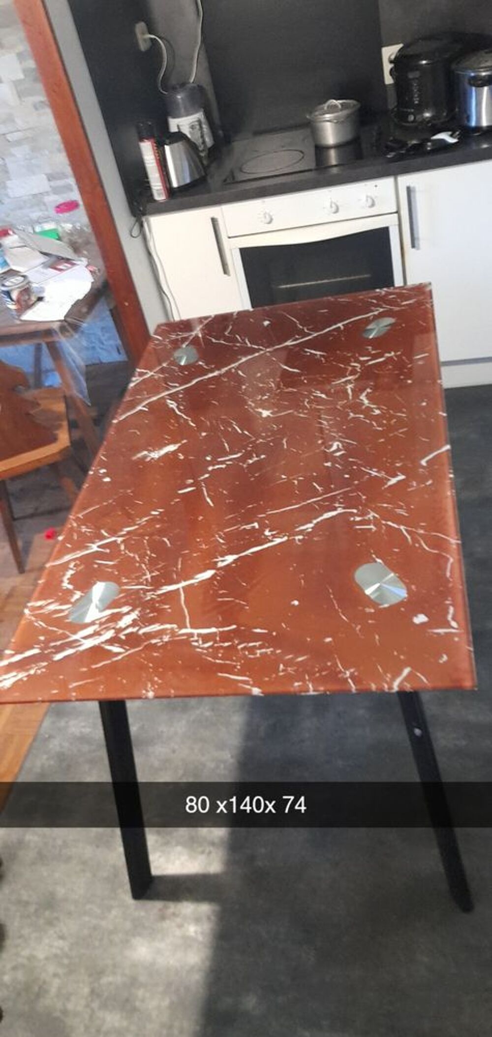 TABLE EN VERRE Meubles