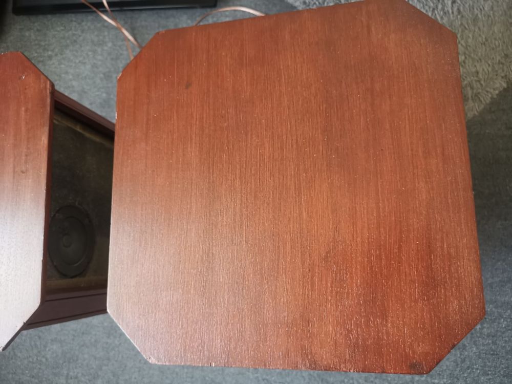 Enceintes MULTIDIRECTIONNELLE SCOTT - bois, vintage. Audio et hifi