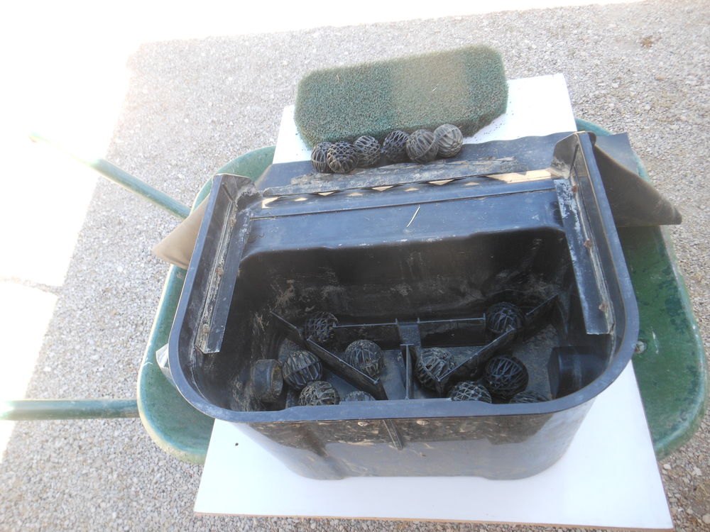 Filtre &agrave; lame d&eacute;versante pour bassin Jardin
