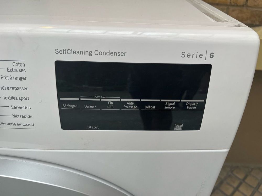 S&egrave;che-linge bosch wtw87499ff ? pompe &agrave; chaleur 9 kg, tr&egrave;s bo Electrom�nager