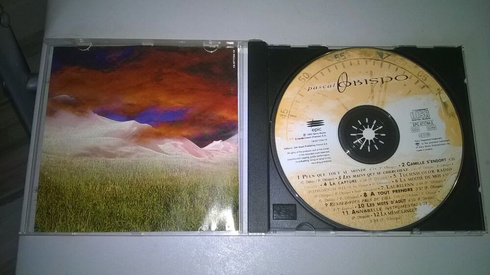 CD pascal obispo 
plus que tout au monde
1992 CD et vinyles