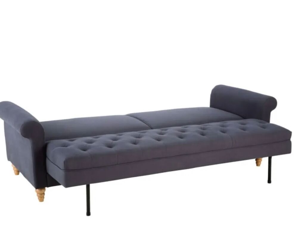 Canap&eacute; 3 places gris convertible maisons du monde Meubles