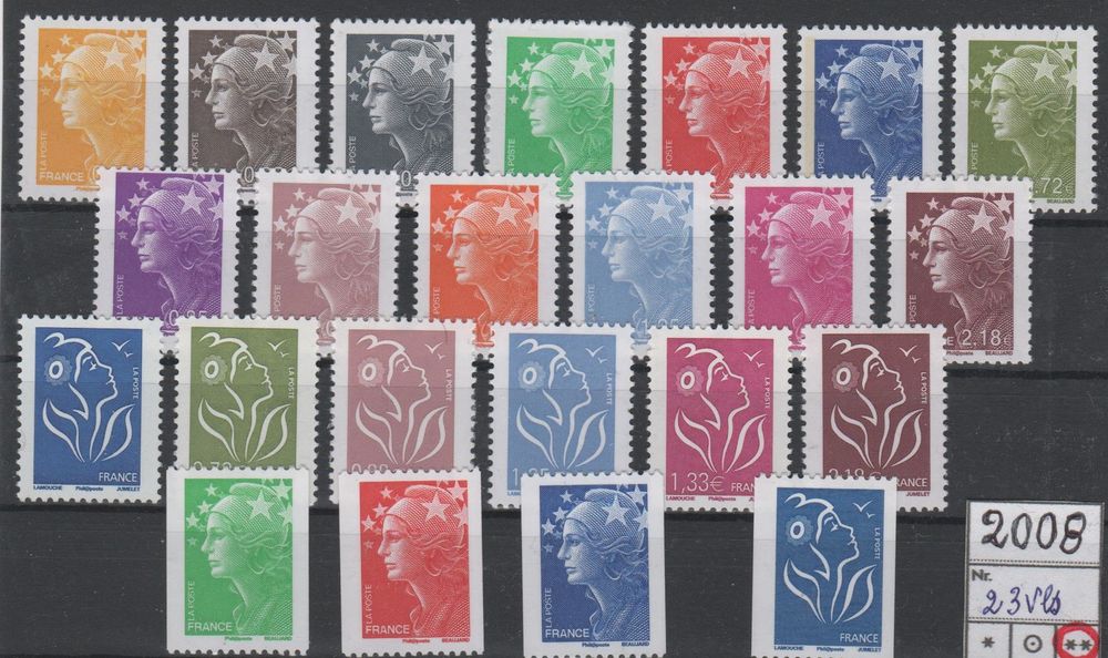 TIMBRES de FRANCE
2008
N**
