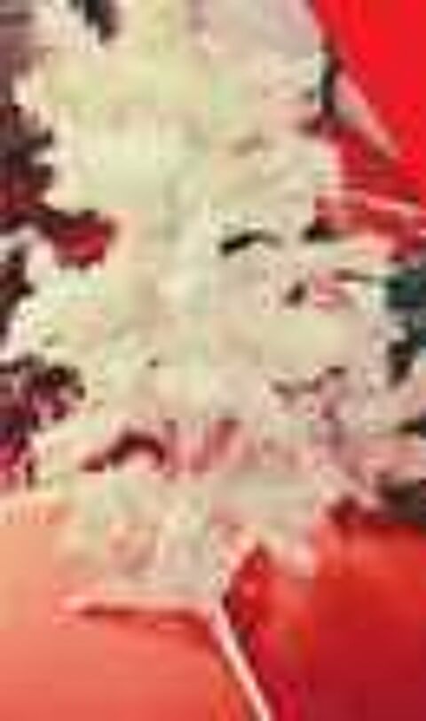 SAPIN BLANC + GUIRLANDES + DECO - NOEL Dcoration