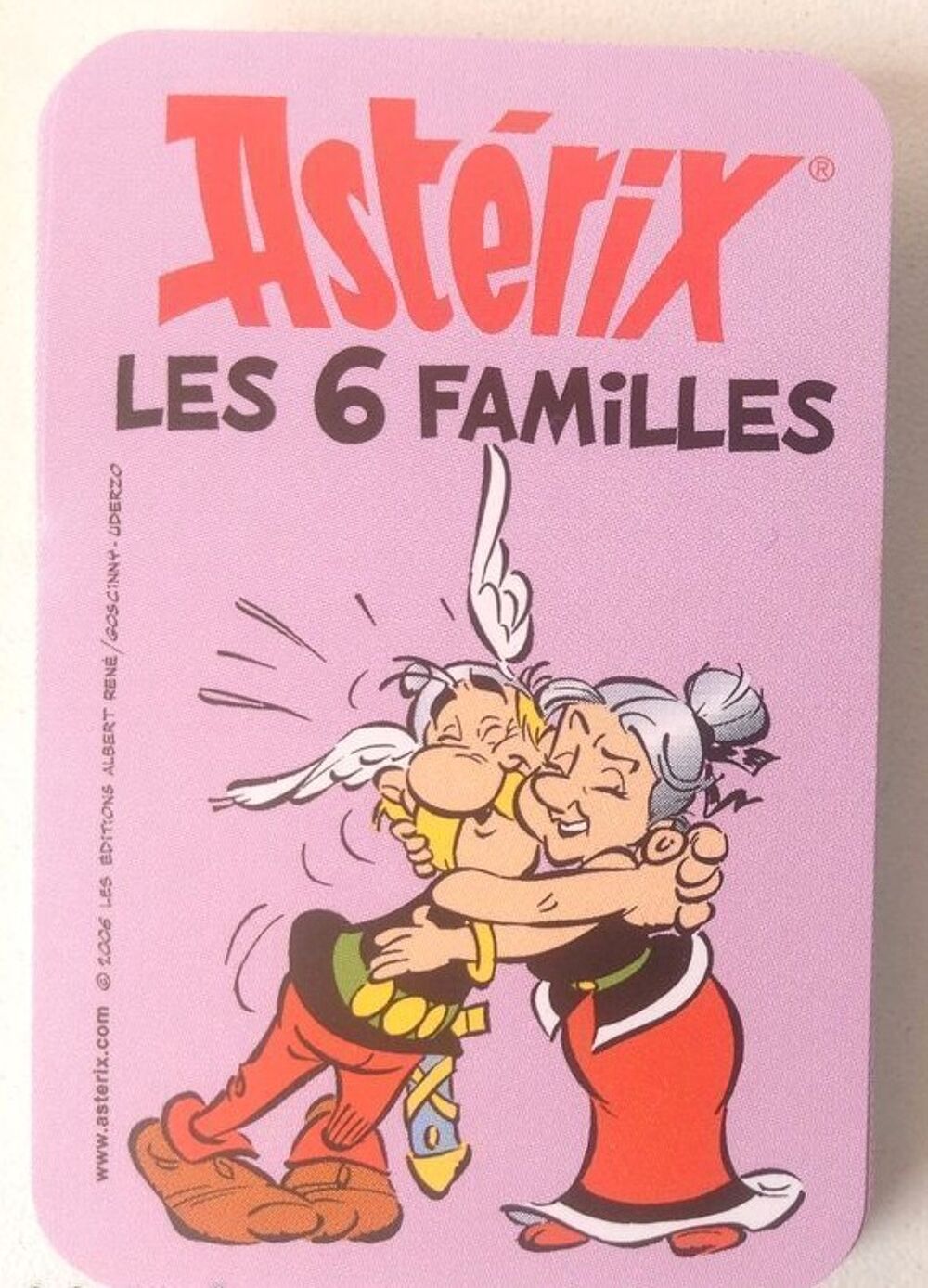 1 MINI JEUX de CARTES AST&Eacute;RIX LES 6 FAMILLES Envoi Possible
Jeux / jouets