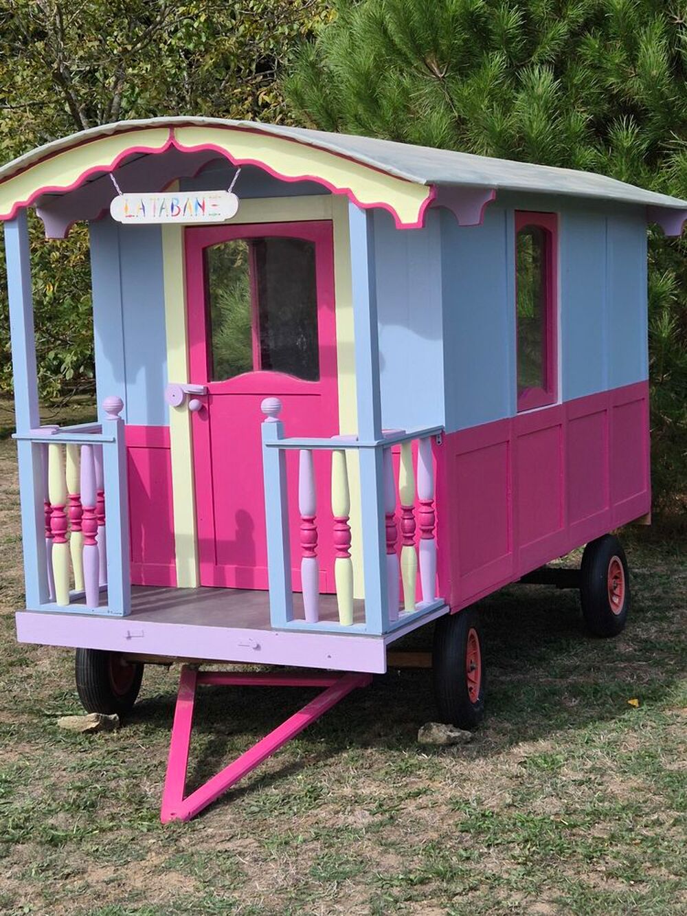 petite roulotte pour enfants Jardin