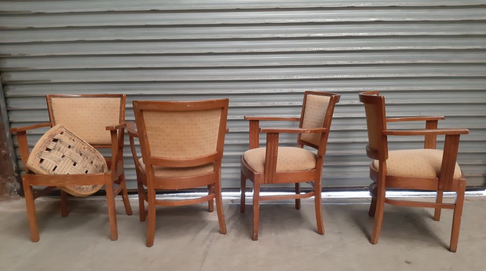 4 chaises- bridges anciens. 50€ le lot Meubles