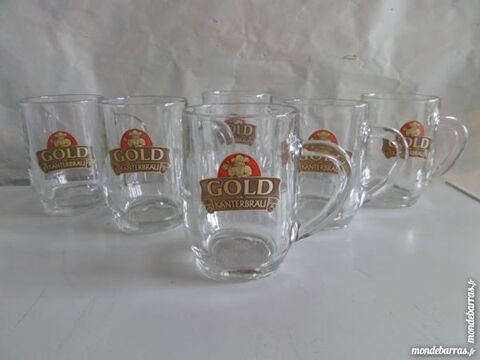 verres de biere  GOLD  KANTERBRAU 15 Lyon 8 (69)
