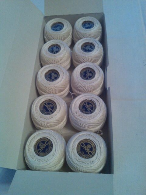 Pelotes de Coton DMC, Cordonnet Sp�cial Crochet N�20 / �cru 20 Saint-Denis (93)