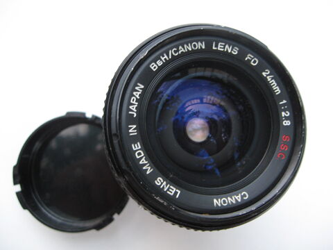 Canon 24mm f 2,8 SSC : objectif argentique  baonnette FD 175 Perpignan (66)