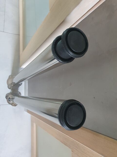 Lot de 2 pieds inox 35 M�zin (47)