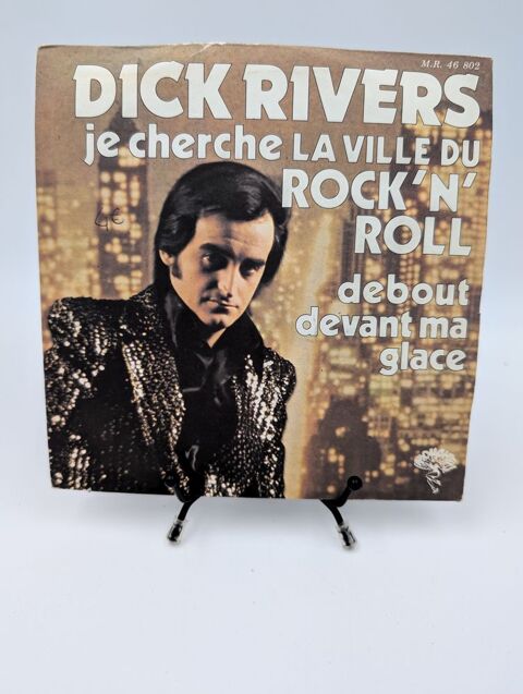 Vinyle 45 tours Dick Rivers : Je Cherche la Ville du Rock'N' 2 Vulbens (74)