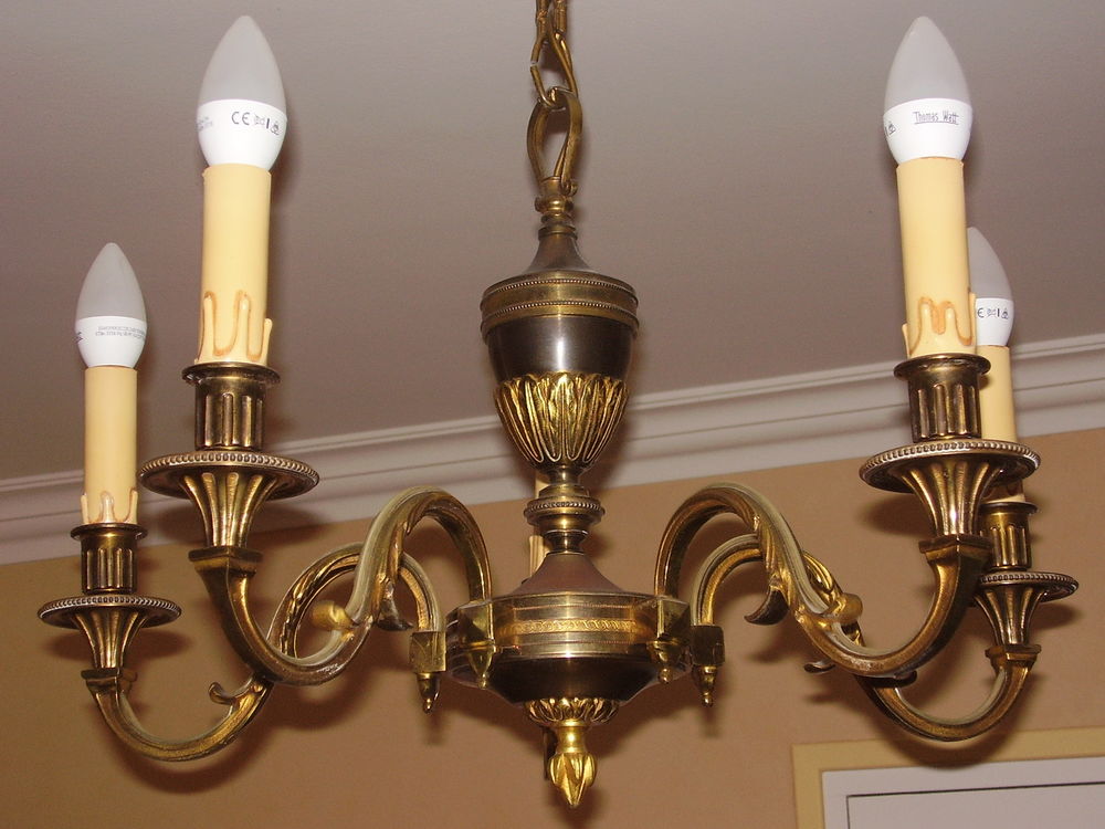 LUSTRE BRONZE Décoration