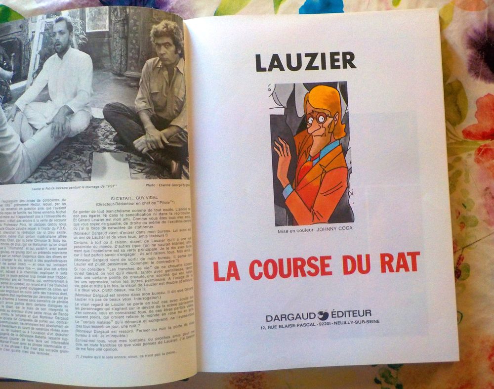 LAUZIER L'Int&eacute;grale T2 Ed. Dargaux Livres et BD