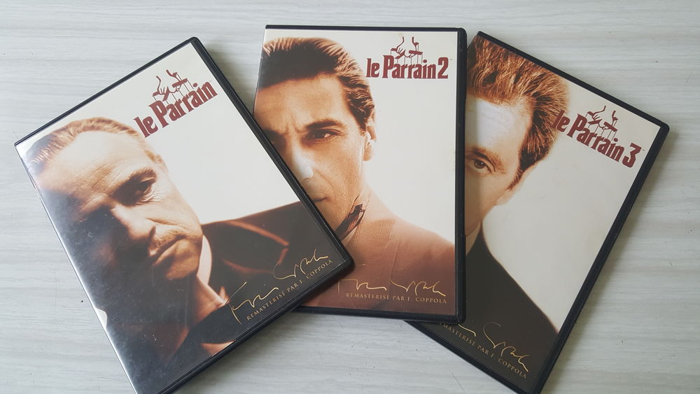 Lot 3 dvd LE PARRAIN DVD et blu-ray