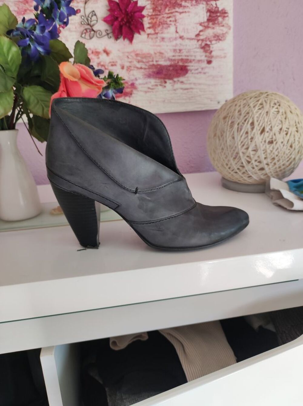 baskets bottine chaussures a talons Chaussures