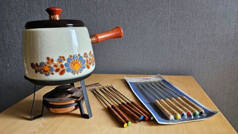 Service  fondue vintage avec brleur( bourguignonne ou from 15 Cars (33)