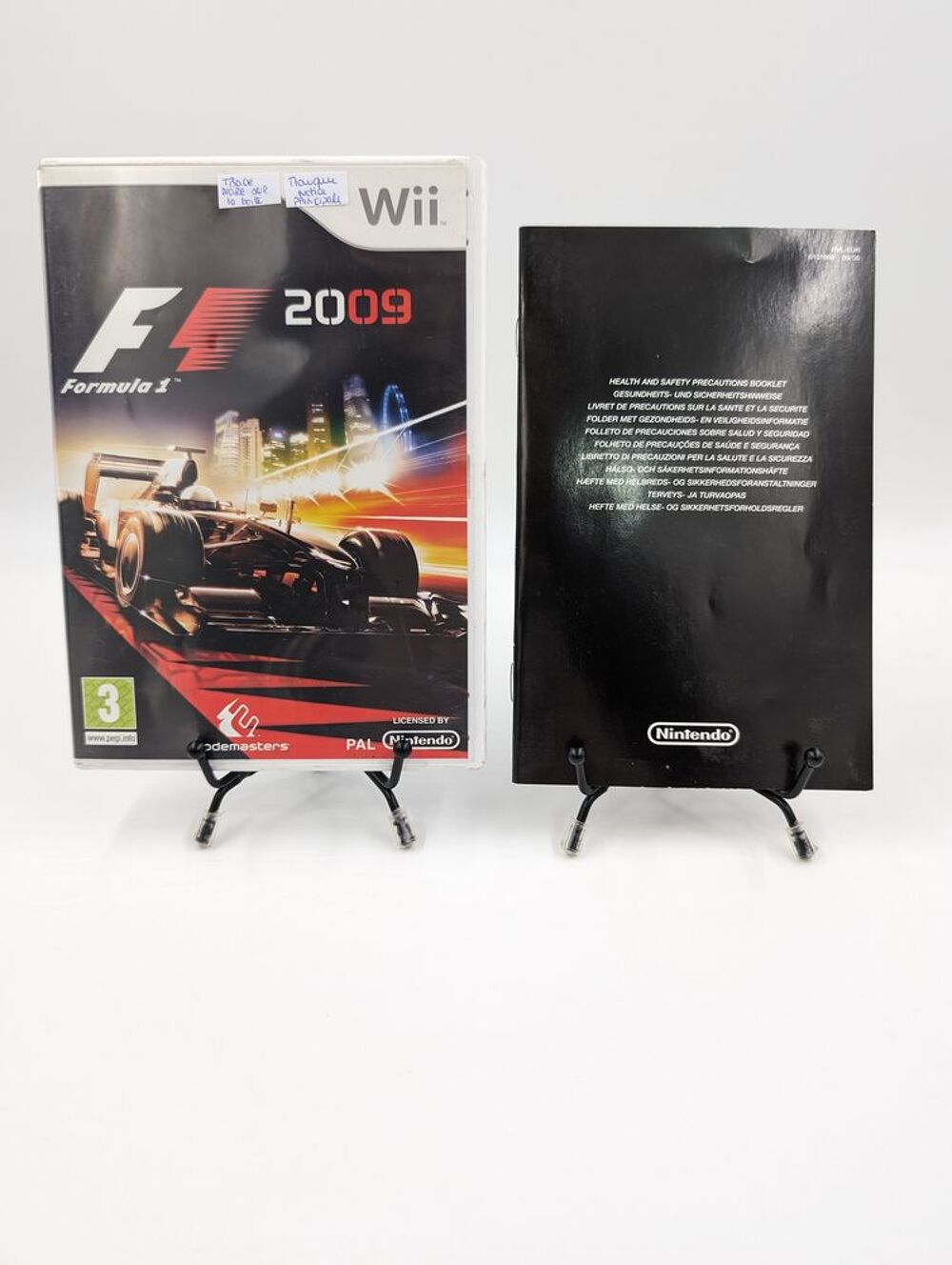 Jeu Nintendo Wii Formula 1 2009 (F1 2009) en boite + notice Consoles et jeux vidos