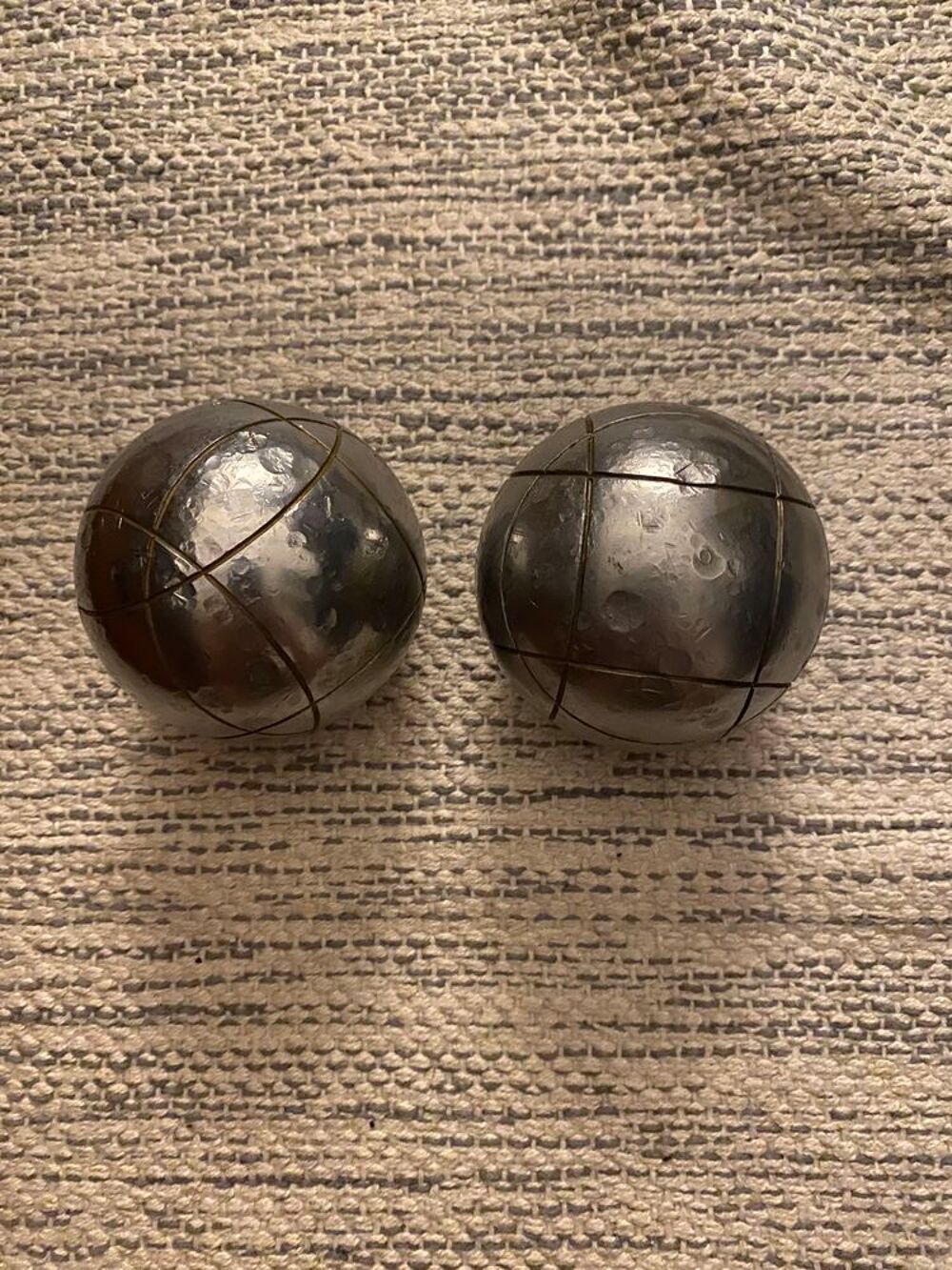Boules de p&eacute;tanque en acier €" diam&egrave;tre 72 mm €" 670 g Sports