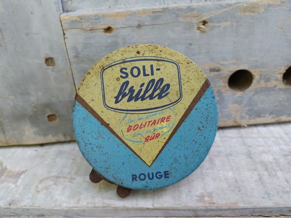 Anciennes Boites Publicitaires Cirage Solibrille 