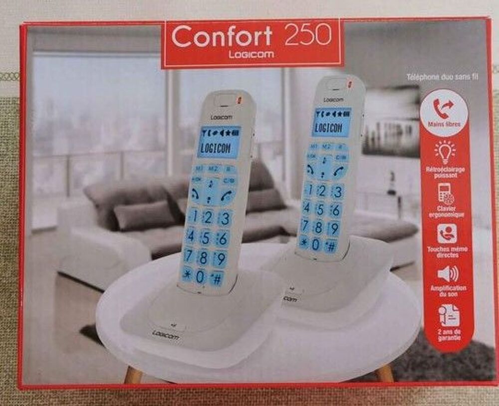 t&eacute;l&eacute;phone sans fil LEGICOM confort 250 jamais servi Téléphones et tablettes