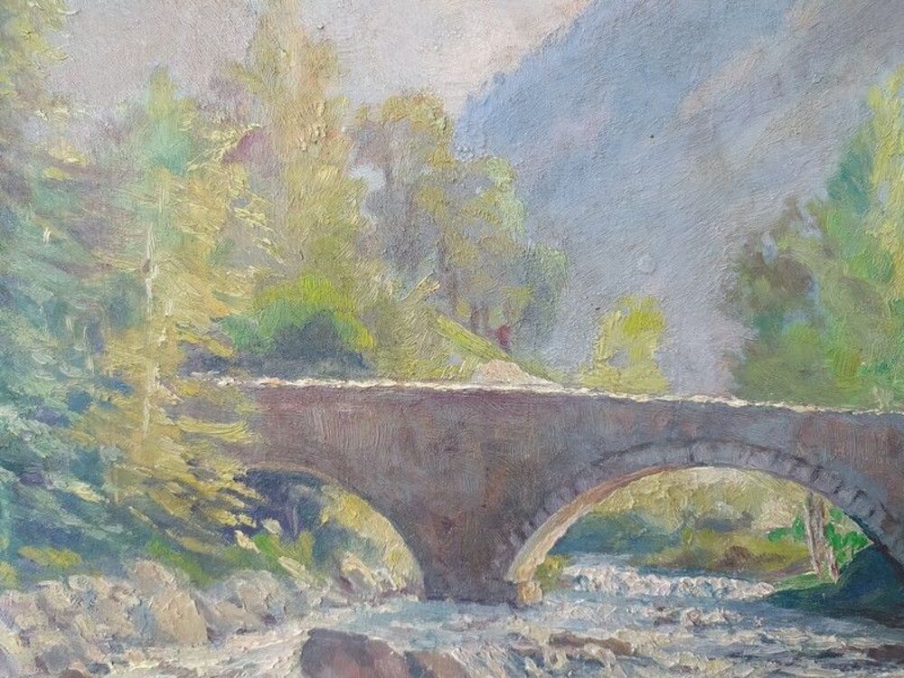 Tableau Paysage de Montagne Romanini-Aragon Denise 