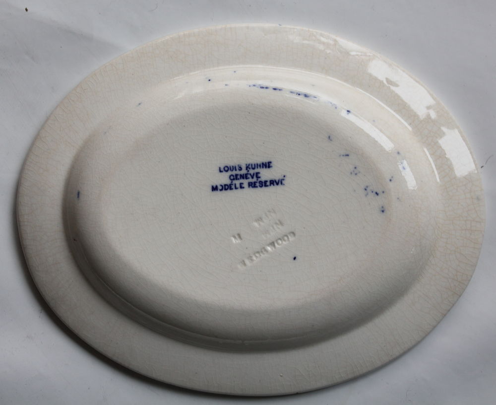 Plat WEDGWOOD Ferrara Louis Kuhne Gen&egrave;ve Cuisine