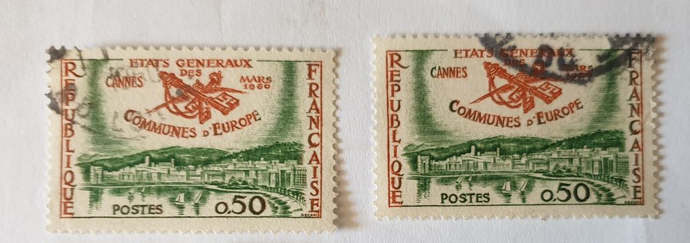timbre France Cannes Etats g&eacute;n&eacute;raux des communes d'Europe 